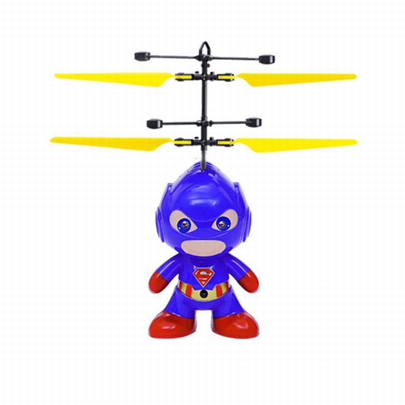 新奇特玩具太空人感应飞行器小黄人感应飞机儿童遥控飞机