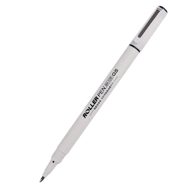 宝克(baoke) BK105水性碳素宝珠笔签字笔简约商务办公水性笔 0.5mm 12支/盒