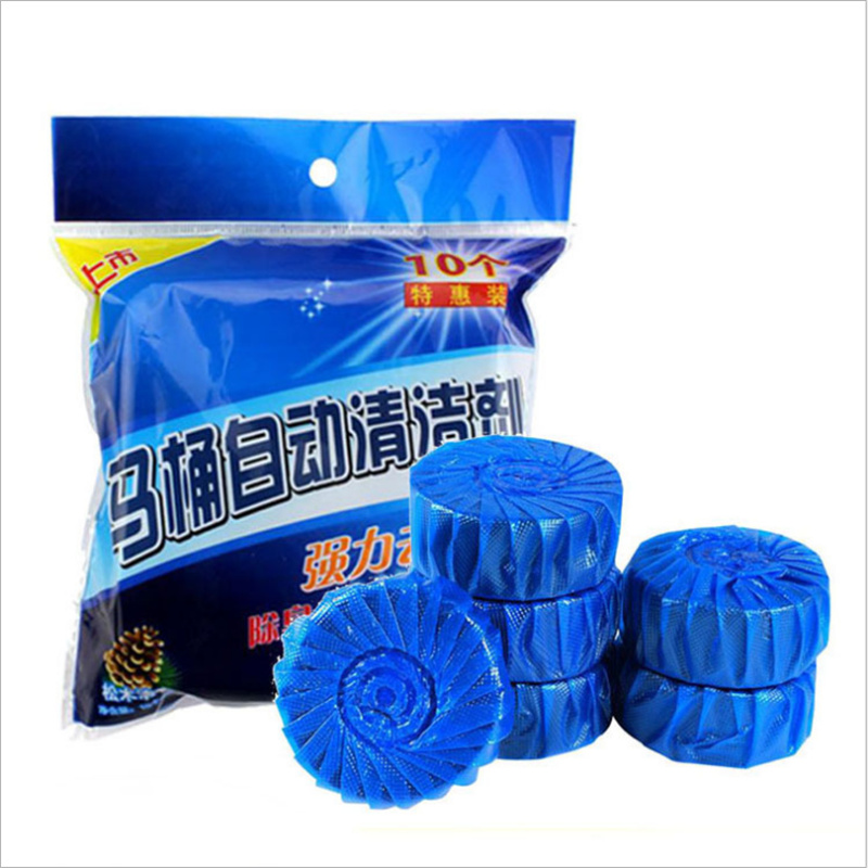 闽花(MINHUA)蓝泡泡10个装 通用装 洁厕宝 洁厕灵 厕所马桶清洁剂 卫生间除臭块