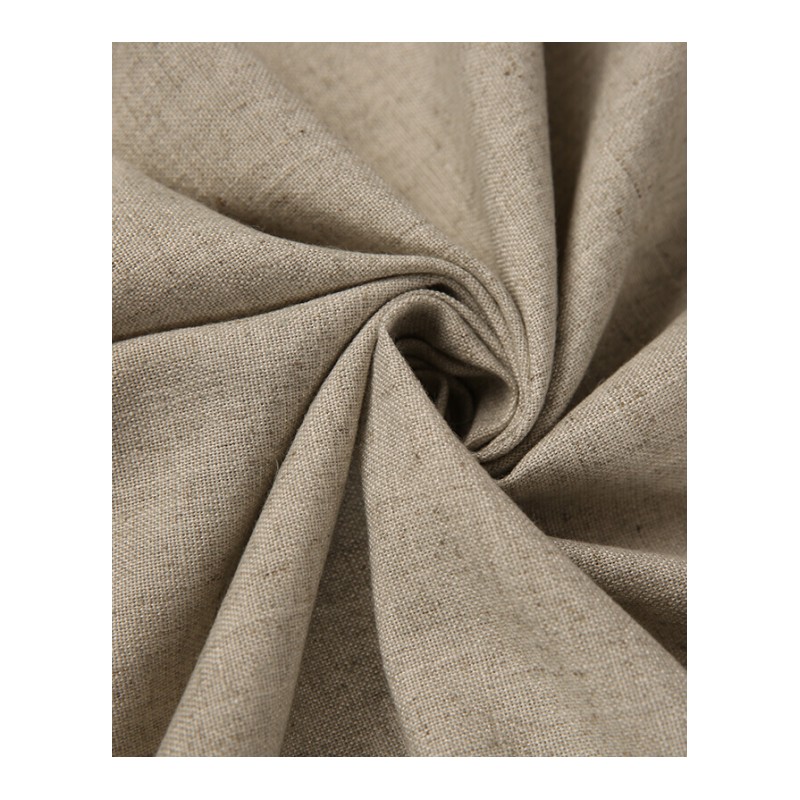 2.8米宽幅亚麻布料棉麻面料纯色沙布料坐垫抱枕套软包窗帘布料