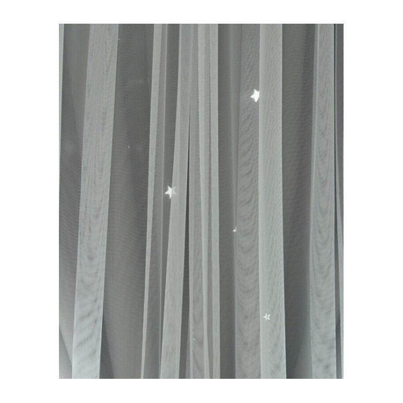 窗帘遮光成品公主风星星双层韩式客厅卧室现代飘窗落地窗北欧简约