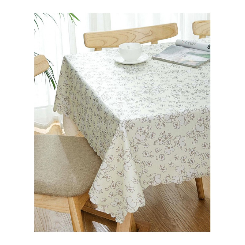 pvc桌布防水防烫防油免洗塑料餐桌布长方形茶几正方形床头柜垫子