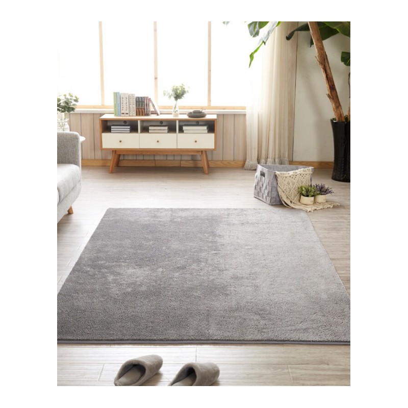 地毯客厅北欧毯子欧美简约现代美式沙茶几毯可机洗床边卧室地毯