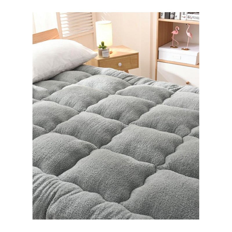 加厚保暖羊羔绒床垫床褥1.8m床1.5米榻榻米双人床褥子学生垫被1.2