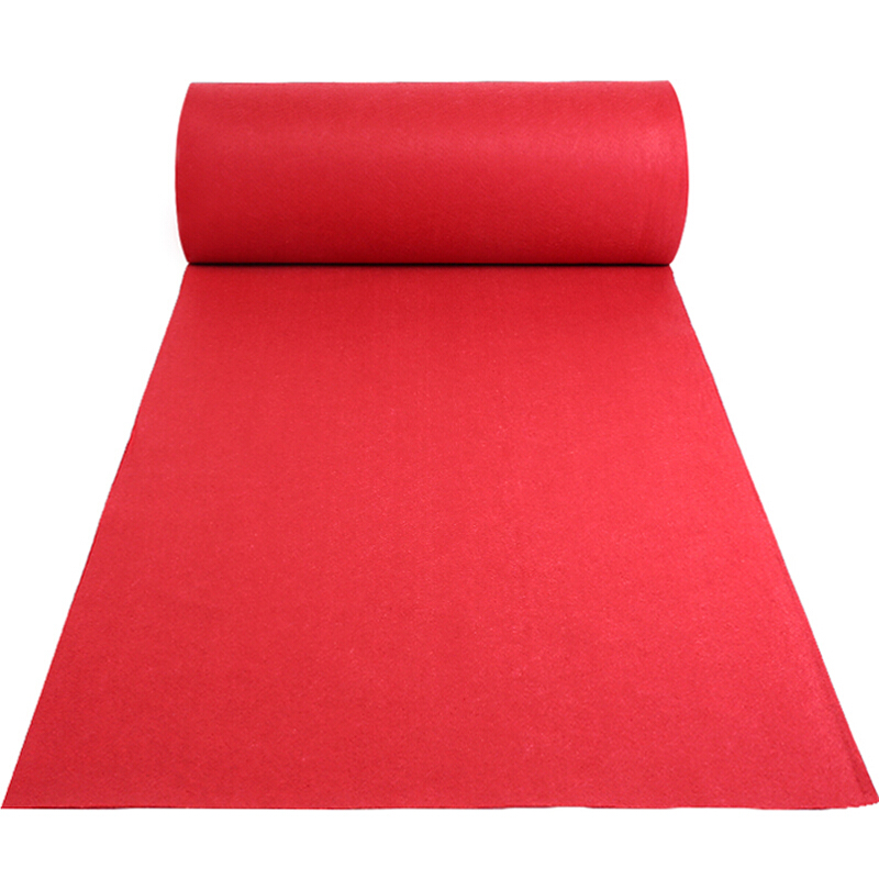 红地毯婚庆红地毯展会红毯一次性地毯庆典地毯红地垫结婚用