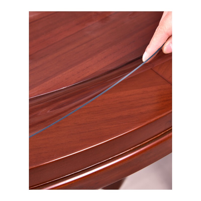圆形小大圆桌PVC桌布防水防烫防油免洗软玻璃垫塑料台布桌垫胶垫