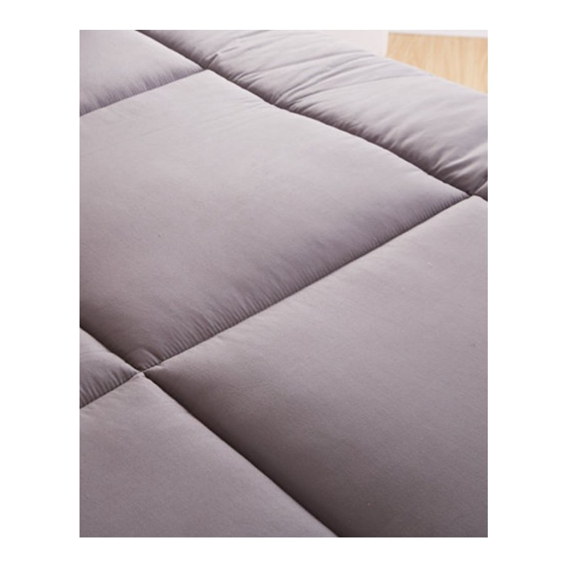 新款纯棉透气全棉竹炭纤维床笠式榻榻米床垫床护垫灰色