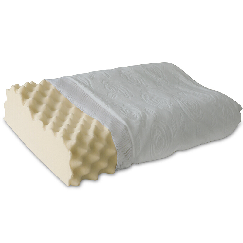 泰国乳胶枕头进口乳胶橡胶儿童学生助睡眠颈椎枕芯