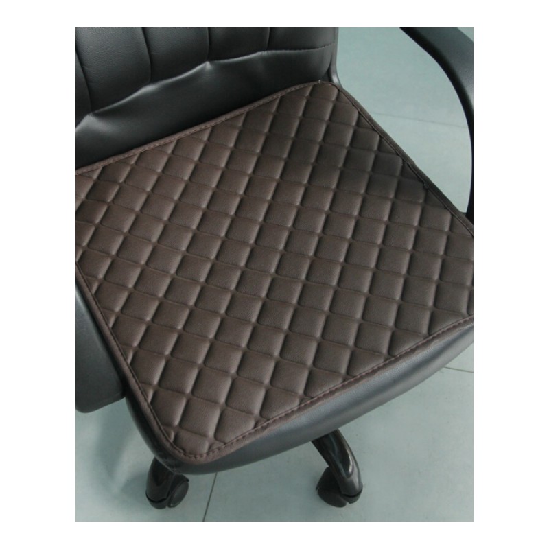 老板椅垫子办公室坐垫电脑椅子垫子沙垫网吧座椅垫防水皮革坐垫