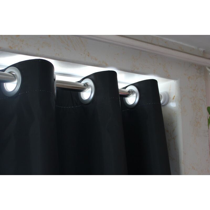 环保可机洗单面银定做全遮光窗帘成品遮阳布无异味无折痕