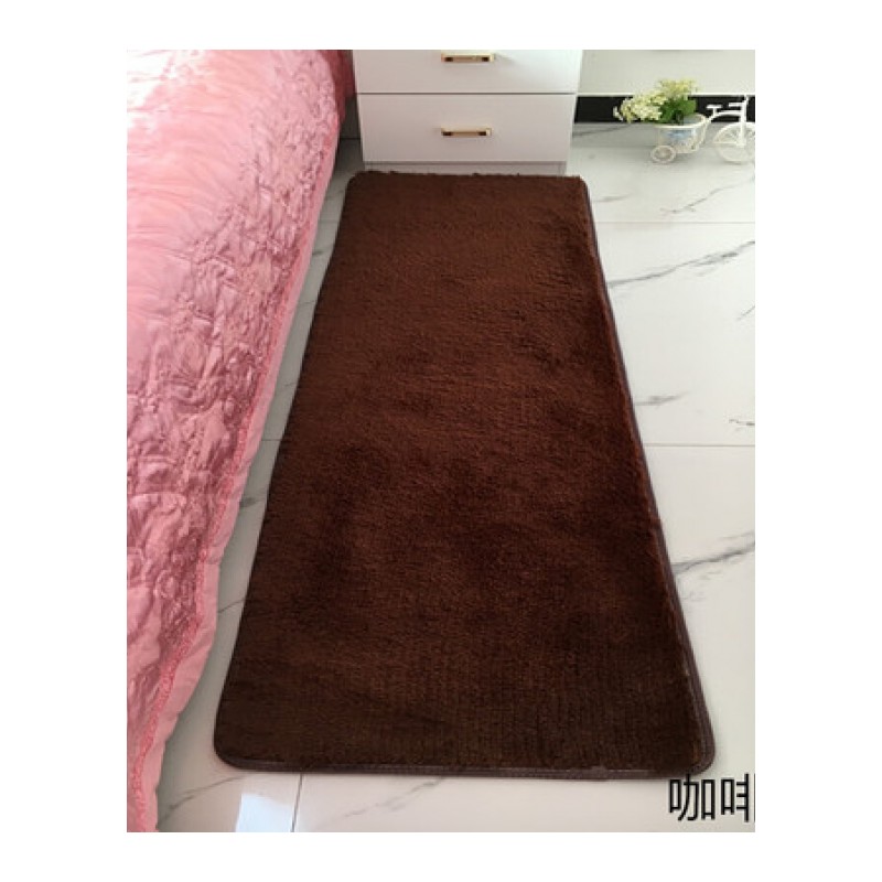 加厚可水洗丝毛客厅卧室茶几床边地毯可定做满铺可爱地垫