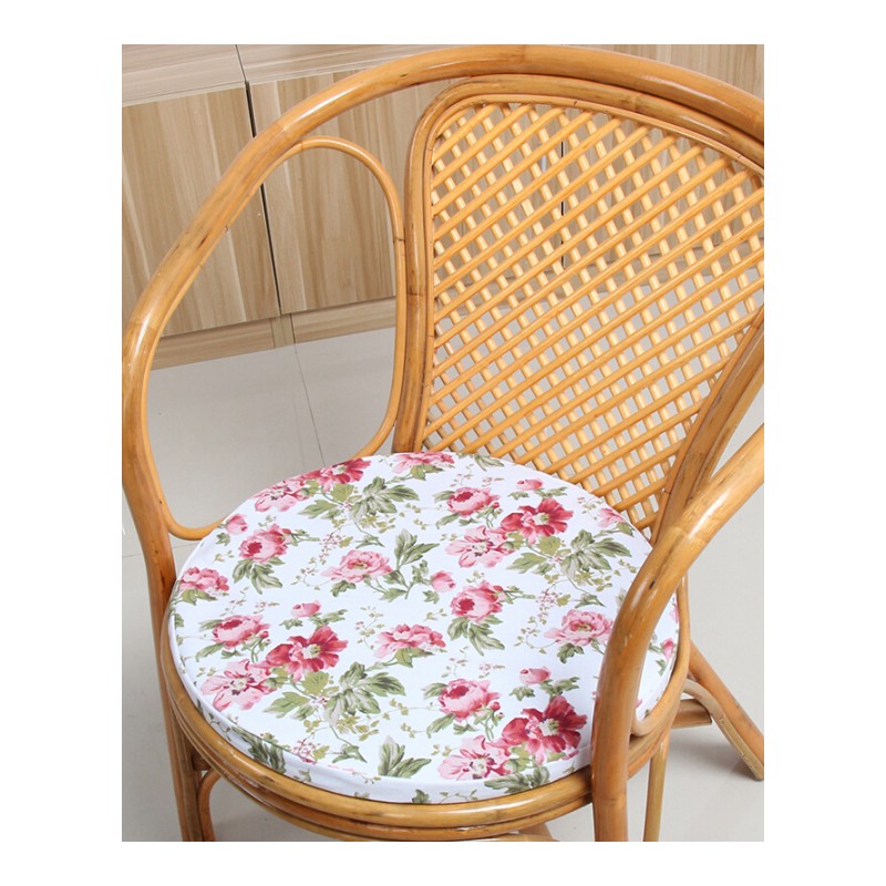 摇椅坐垫藤椅方坐垫圆坐垫圆型小红花其他规格