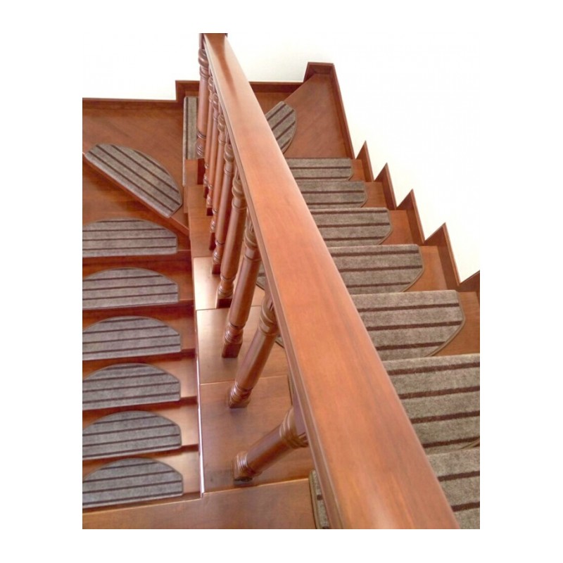 楼梯地毯家用实木楼梯垫踏步垫免胶自吸自粘防滑垫定制满铺