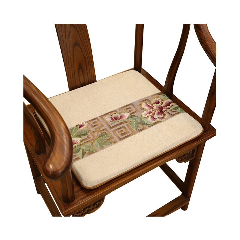 中式坐垫家具新古典实木椅子坐垫厚薄款定做太师椅餐椅圈椅垫