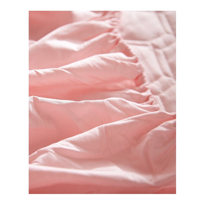 金喜路全棉夹棉床笠1.5m床保护套单件床垫套纯棉1.8米床罩