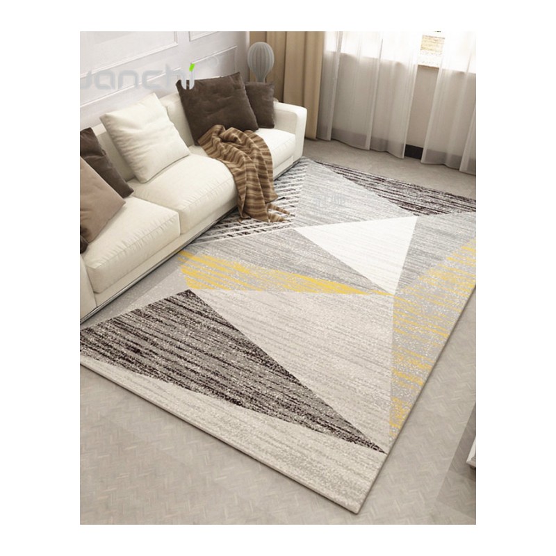 北欧简约地毯客厅现代几何沙茶几垫卧室家用地毯G65-01/现货长300cmx宽200cmx厚0.8cm(收藏加