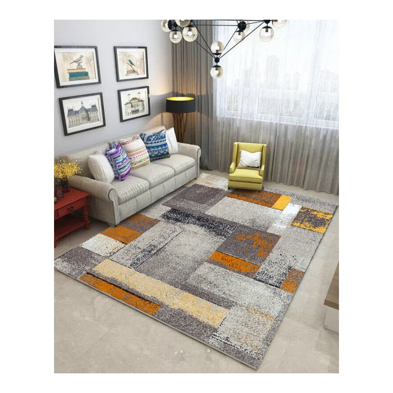 欧式客厅地毯沙茶几垫卧室床边厅满铺长方形简约现代美式定制