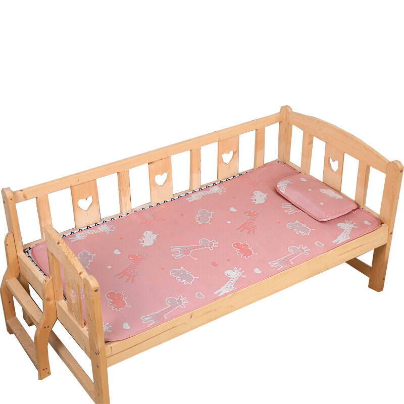儿童床16888凉席儿童凉席儿拼接床席婴儿宝宝冰丝席子定做苹果绿长劲鹿其它