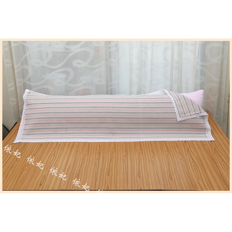 夏季枕巾素色纯棉老粗布双人加长枕巾1.2米1.5米1.8米长款