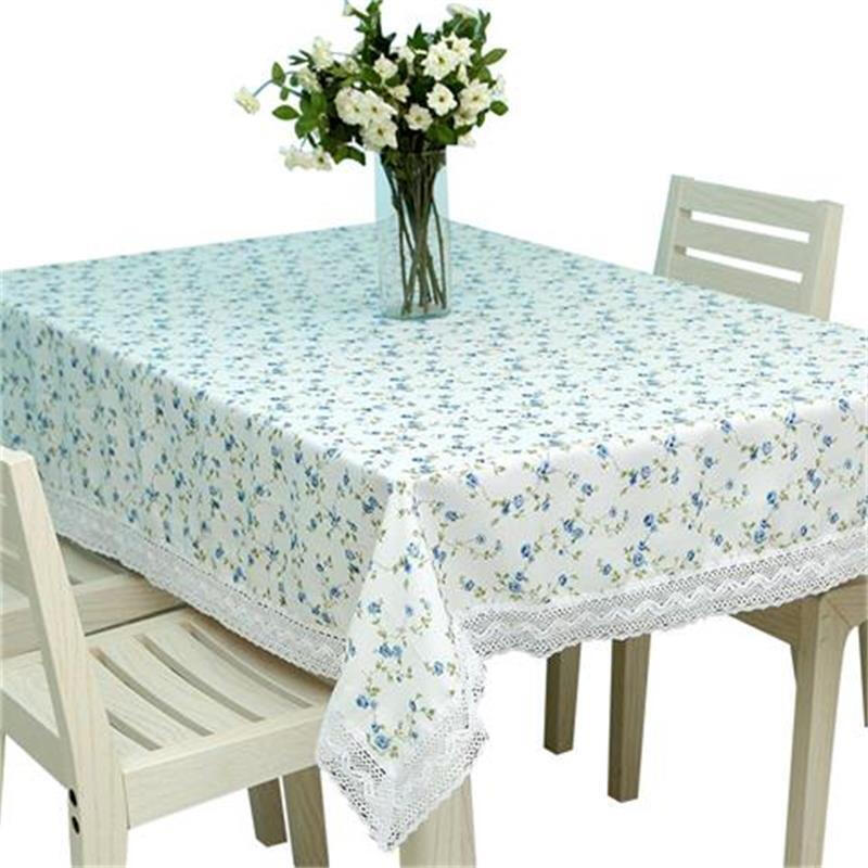 桌布布艺棉麻小清新欧式格子餐桌布北欧长方形客厅茶几盖布圆台布