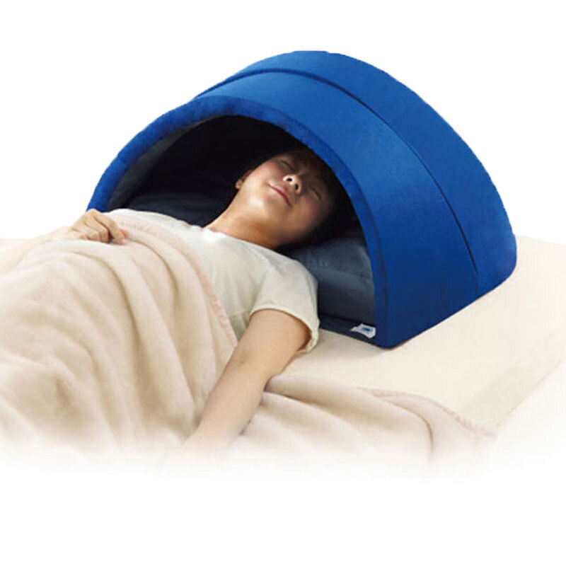 睡觉头套睡眠辅助枕打呼噜睡眠神器失眠神器枕头催眠 蓝色