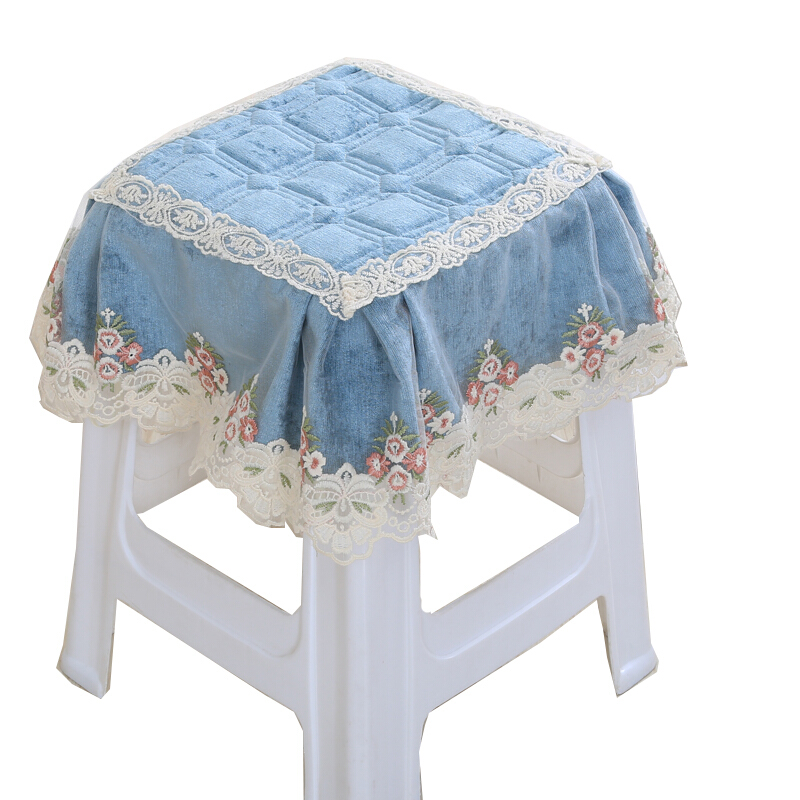 椅垫方垫凳子垫精致绣花方形坐垫方凳垫方凳子套罩新款可定做