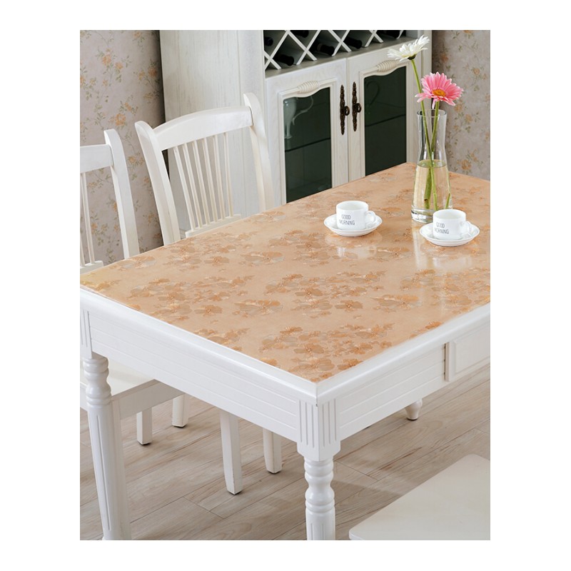 PVC透明桌布防水防油防烫书桌茶几软玻璃正长方形塑胶餐桌垫加厚