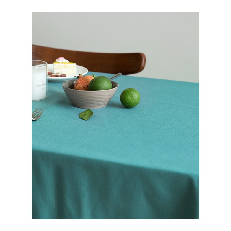 马卡龙桌布ins桌布布艺棉麻小清新茶几桌布长方形圆桌桌布餐桌布