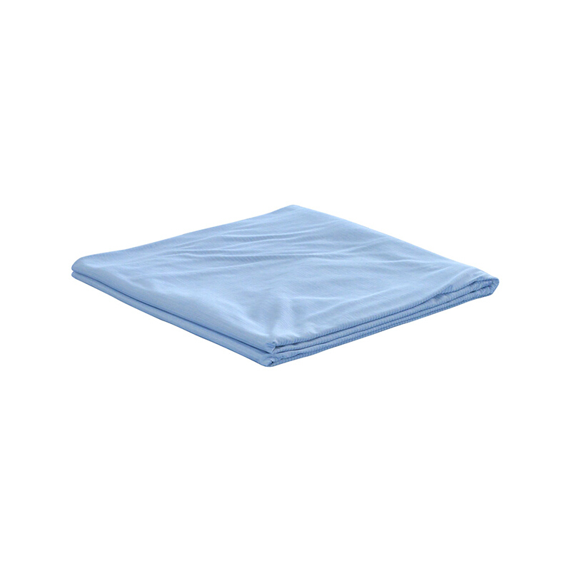 日本NITORI尼达利超冷感毛巾被夏凉空毯盖毯薄单人毯子午睡毯蓝色