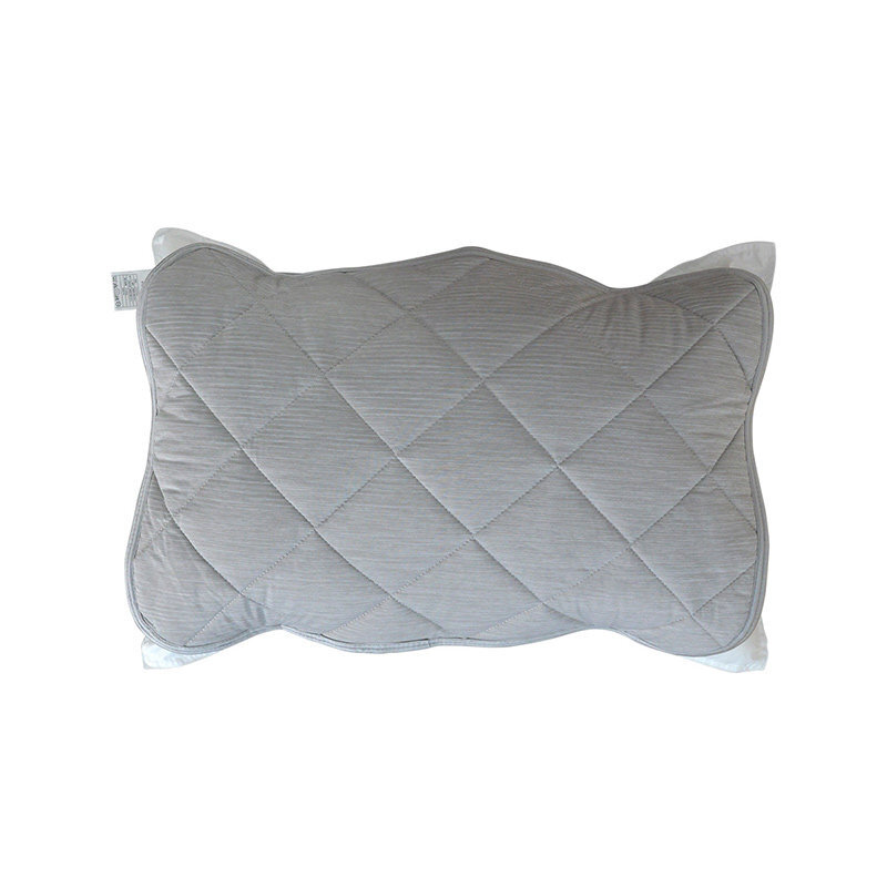 日本NITORI尼达利 冷感针织冰丝面料夏季单面枕巾枕套 灰色 65*45cm