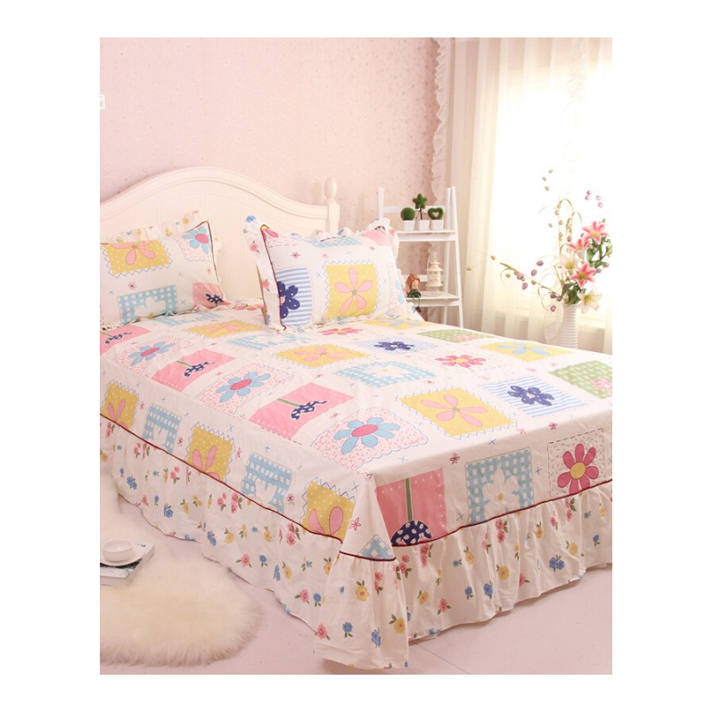 床单三件套单件纯棉单人棉布双人床罩被单1.5m床1.8m床2.0m床