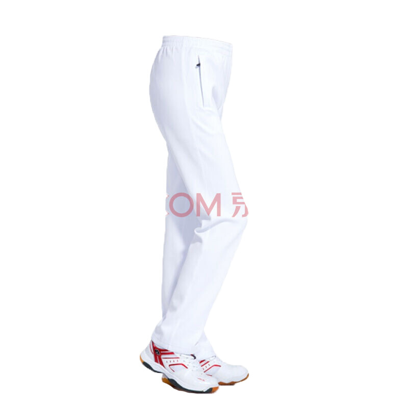 新款羽毛球裤运动长裤女士梭织南韩丝休闲服白色