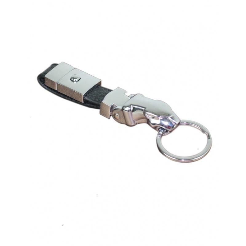 适用于汽车钥匙扣创意个性男女通用钥匙链豹头挂件钥匙扣圈环