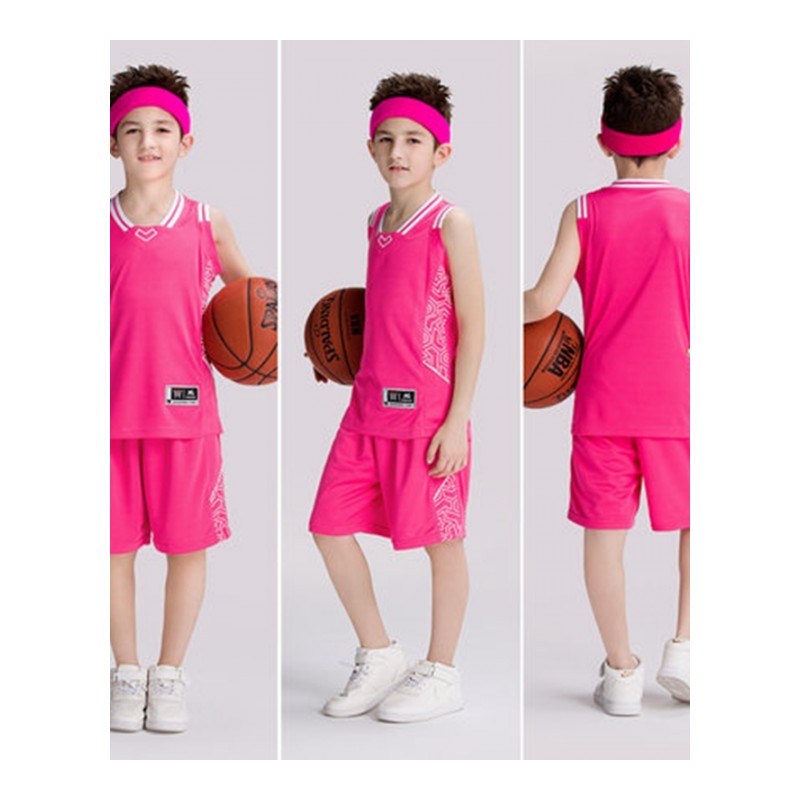 儿童篮球服套装男女学生定制透气两件套训练服队服diy球衣