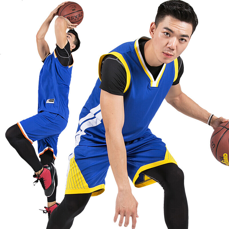 篮球服套装男训练队服短袖紧身衣学生球衣运动篮球服