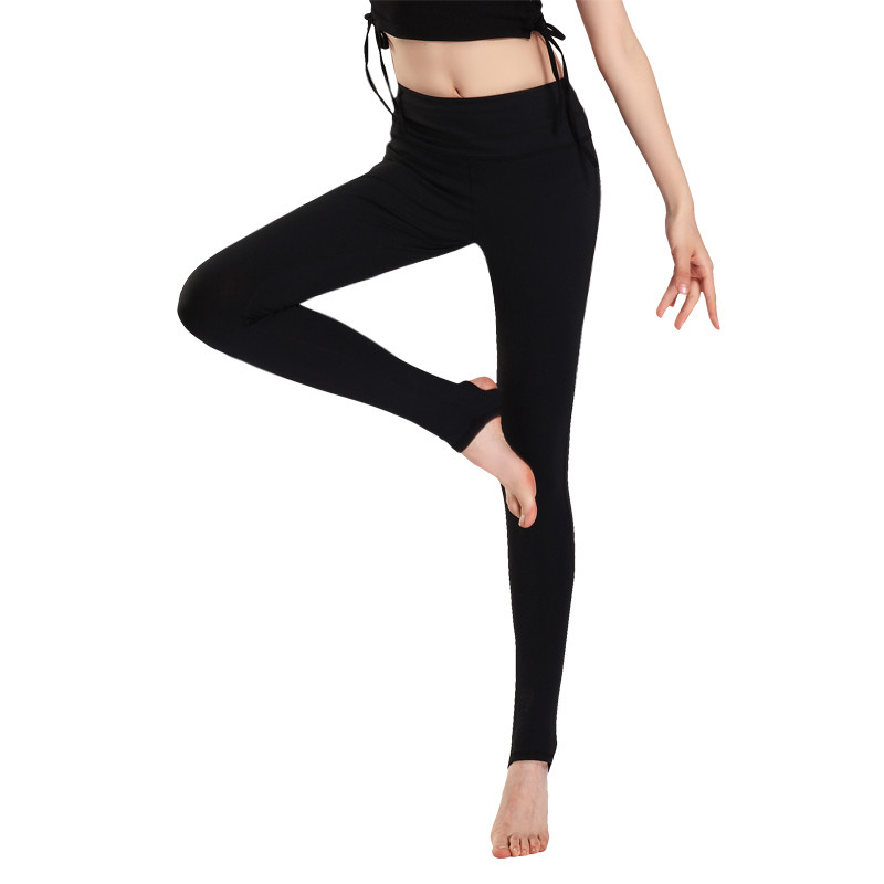 新款修身显瘦踩脚裤跑步运动长裤女专业健身房瑜伽服透气速干舞蹈服女
