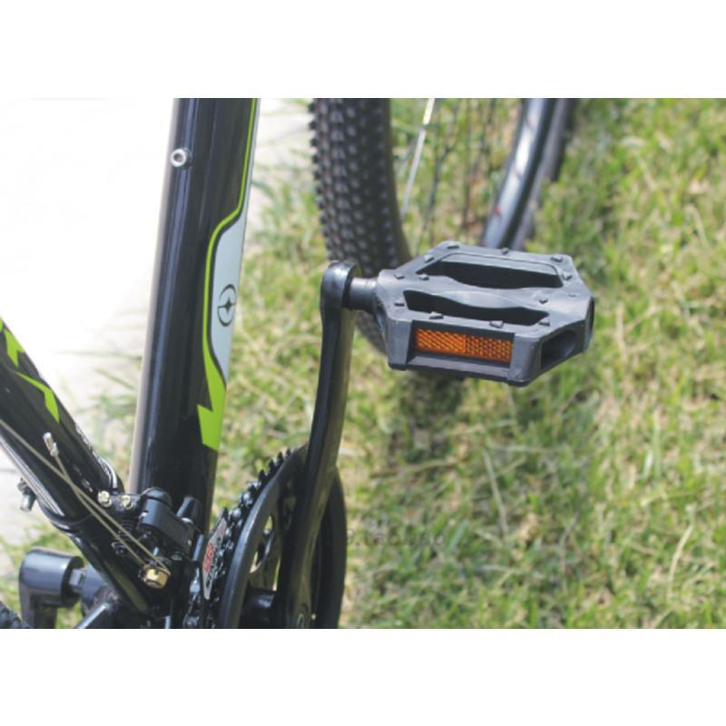 防滑塑料脚踏板自行车单车光片安全骑行公制通用踏脚板脚蹬子