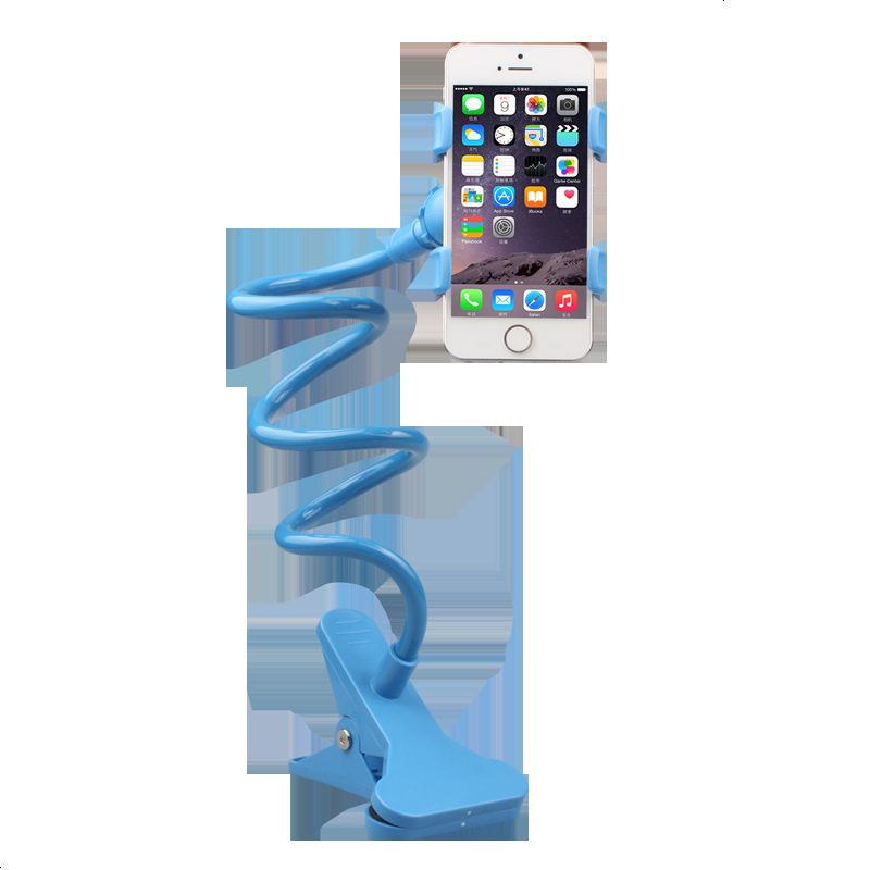 适用 懒人手机支架床头桌面手机支架 创意多功能通用加长手机夹