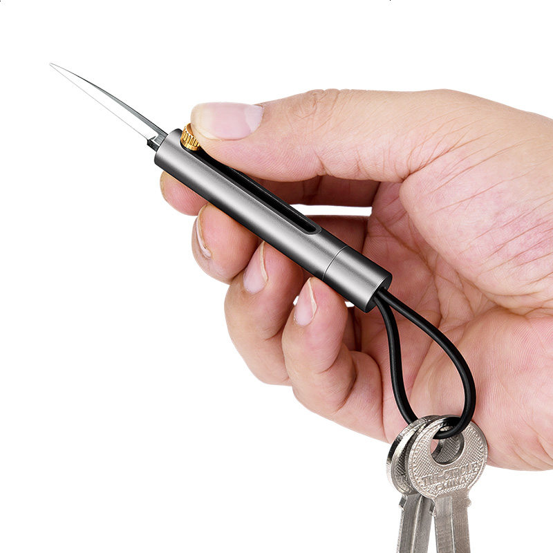 原创创意航空铝小刀钥匙扣 金属钥匙扣 男士便捷钥匙圈