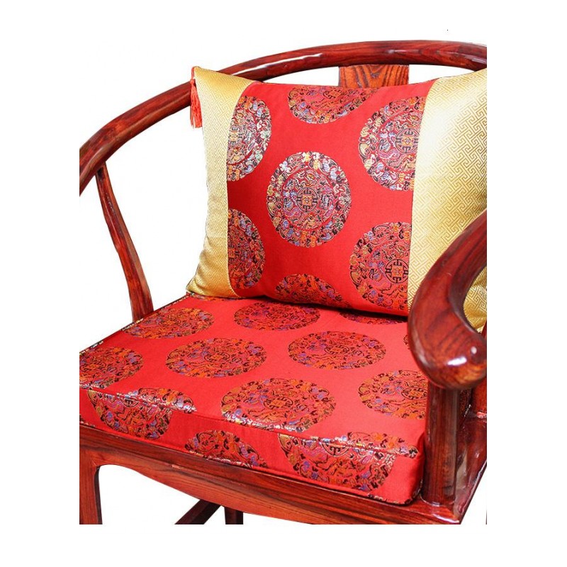 红木沙垫中式官帽椅坐垫加厚太师椅子坐垫定做海绵垫棕垫防滑垫