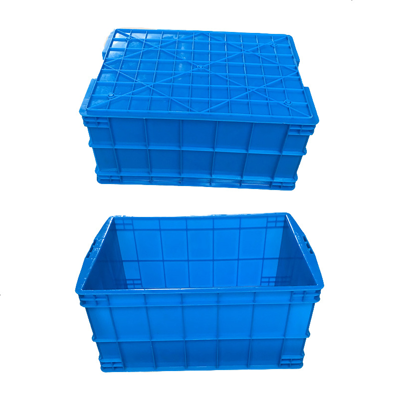 大号蓝色塑料箱子长方形周转箱筐仓储配件收纳箱养鱼养龟加厚