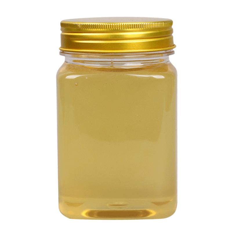 蜂蜜瓶塑料瓶子一斤方形加厚透明pet食品密封储物罐厨房收纳盒