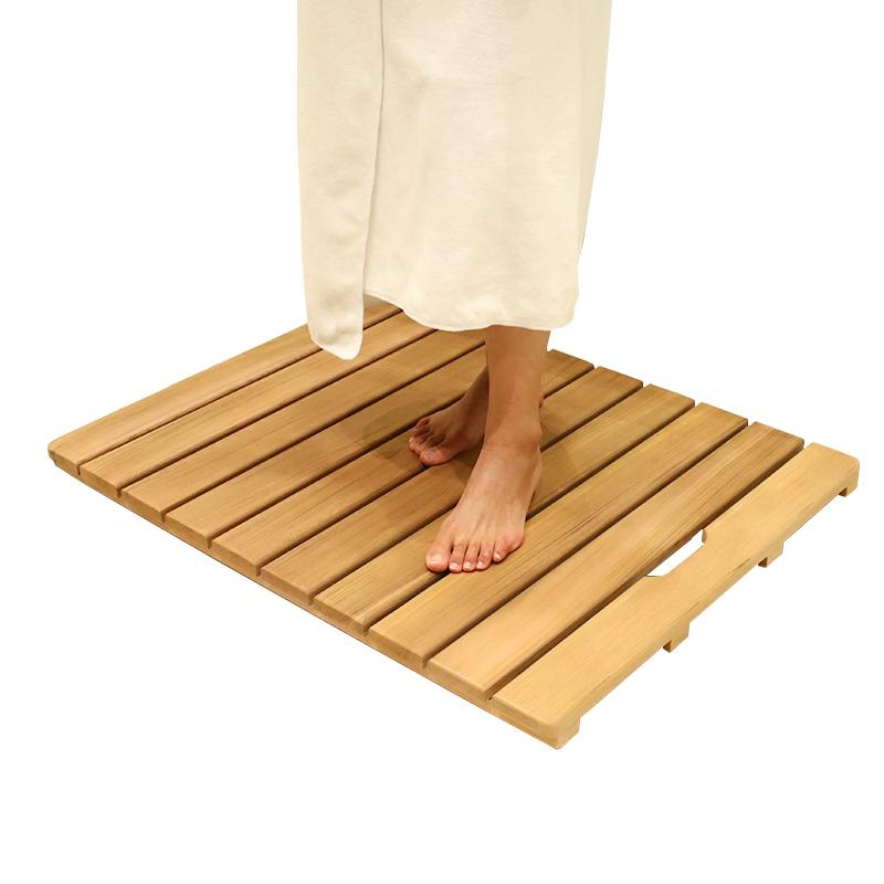 可定制家用浴室地板淋浴房地垫防腐木踏板卫生间地板防滑垫踏脚板