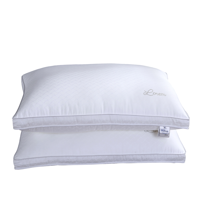 顿级酒店专用枕头一对装超软全棉成人单人枕芯保健护颈枕