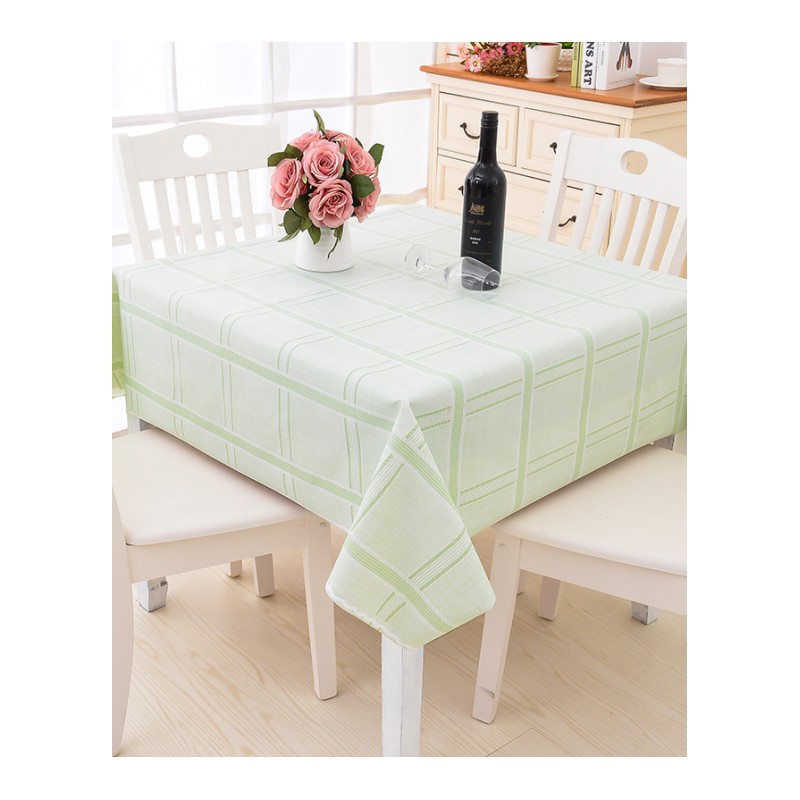 简约正方形桌布pvc塑料餐桌布台布防水防油免洗四方桌八仙桌盖布