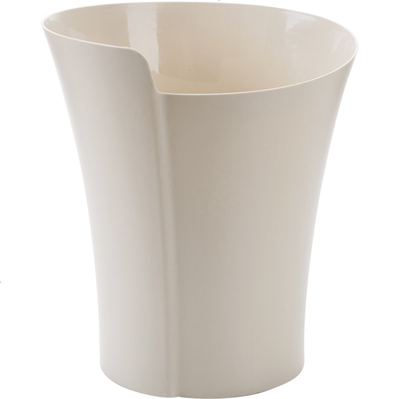 简约无盖垃圾桶卫生间大号废纸篓 家用厨房客厅塑料垃圾筒