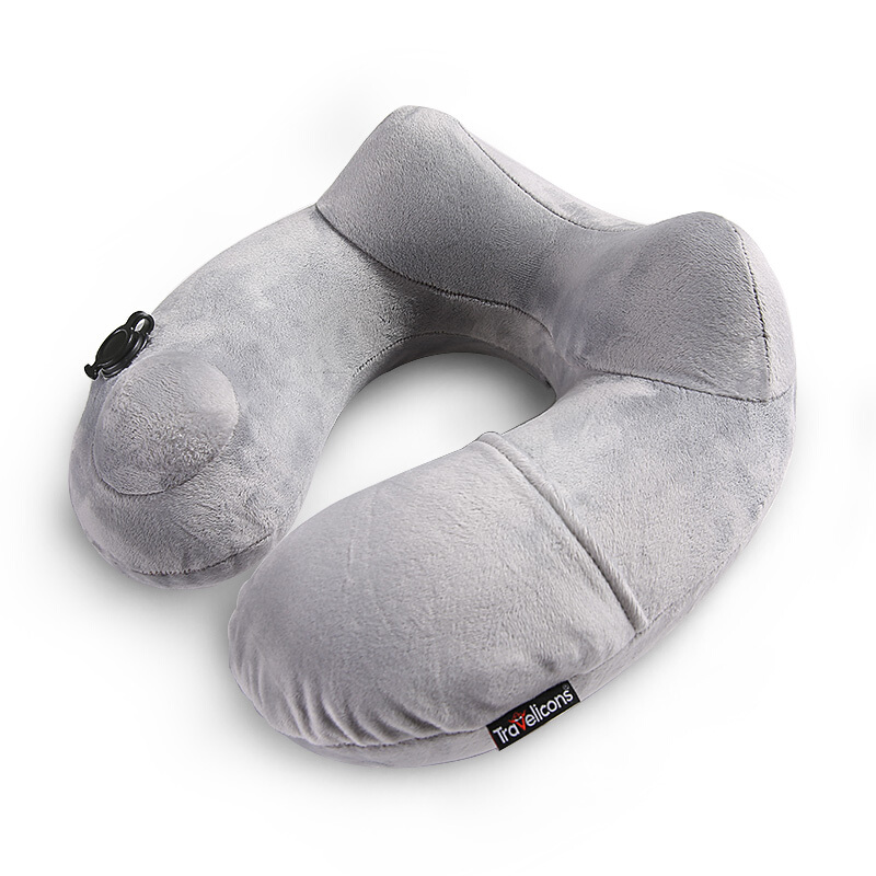 充气U型枕U形充气枕旅行飞机枕头护颈枕便携头枕脖枕午睡颈枕