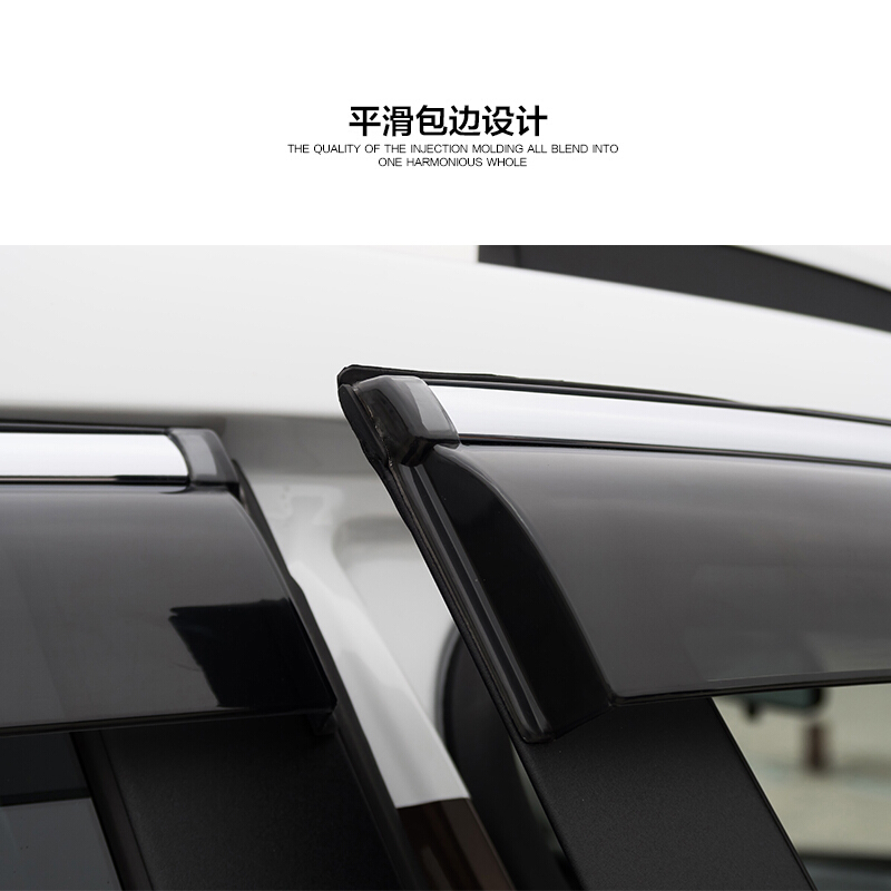 本田CRV缤智XRV晴雨挡飞度锋范理念S1车窗雨眉汽车遮雨板防雨条