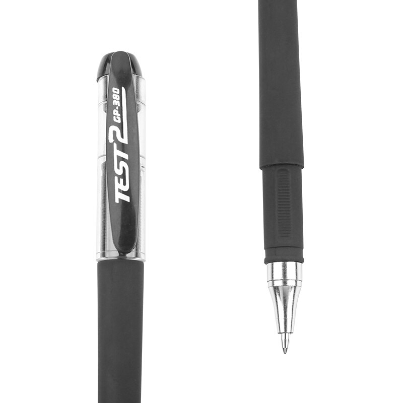 [送100支笔芯]12支装经典磨砂办公用品中性笔水性笔签字笔学生用黑笔