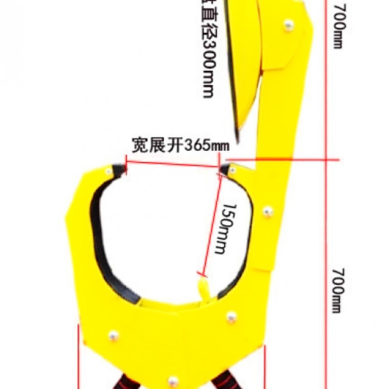 锁车器便携式车轮锁汽车锁车器车辆轮胎锁SN4423加厚锁车器带吸盘